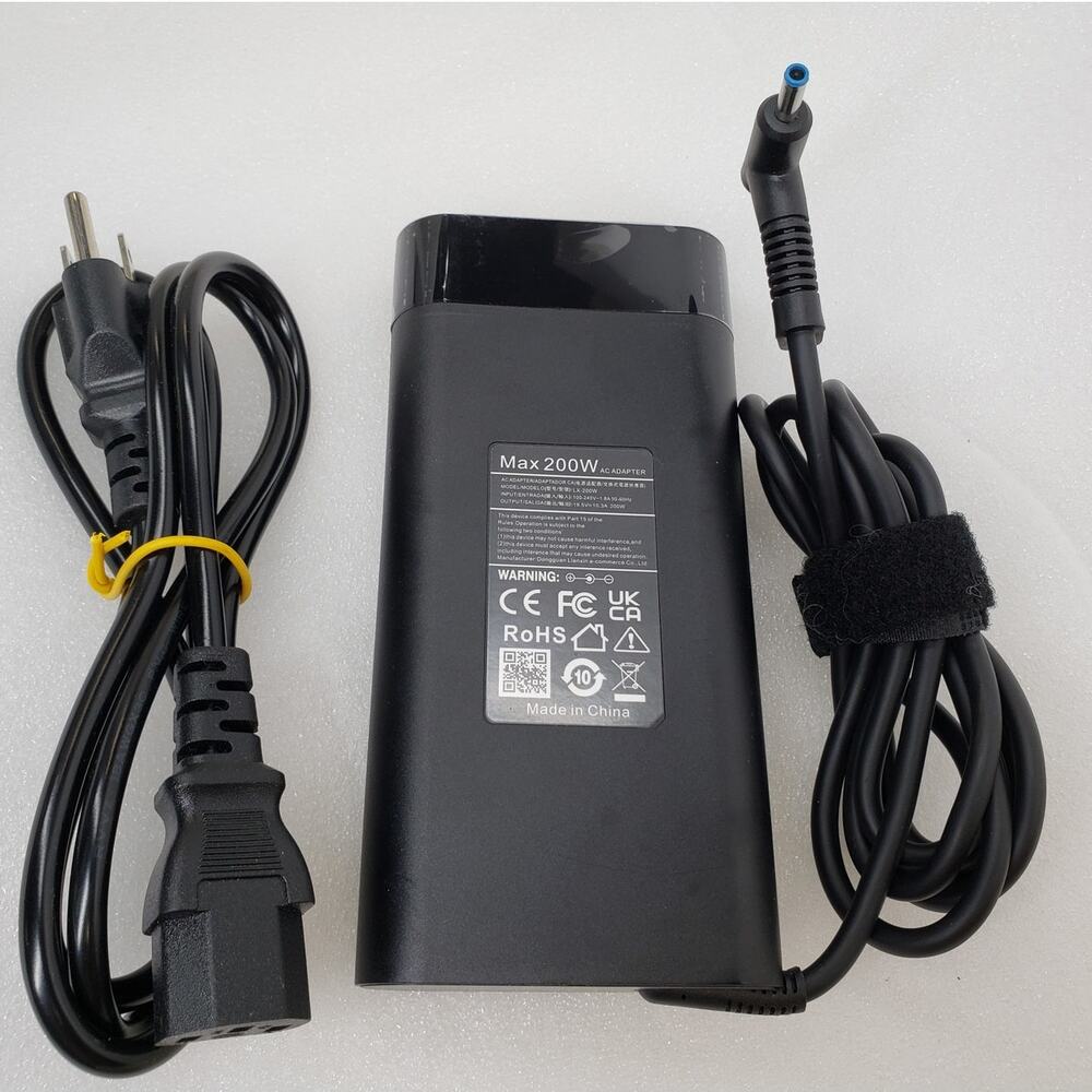 200W AC Laptop Power Adapter Charger (19.5V - 10.3A)